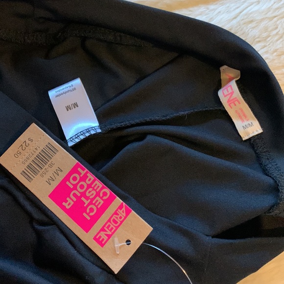 Y2k gold metallic foil filigree black leggings skinny pants M - Picture 7 of 13